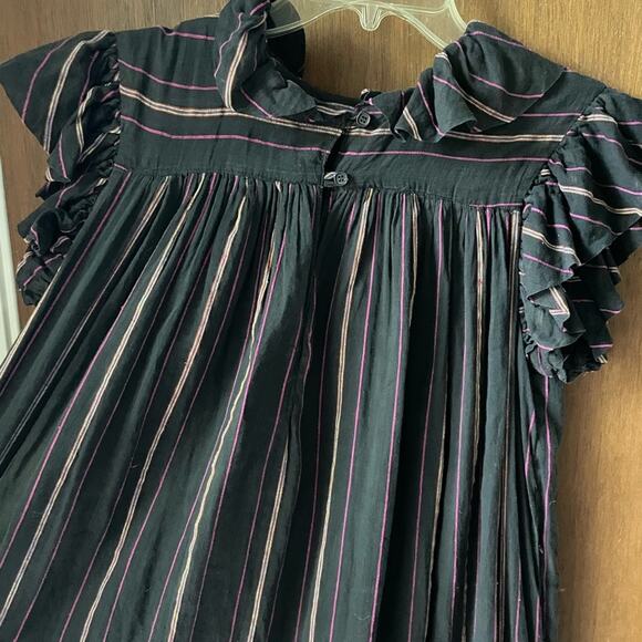 70s DDDominick stripe midi dress black - Picture 9 of 16